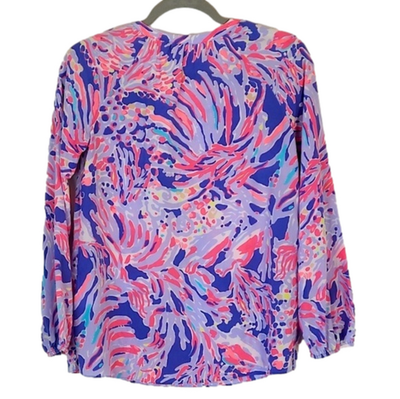 Lilly Pulitzer Iris Blue Shrimply Chic - Picture 3 of 9